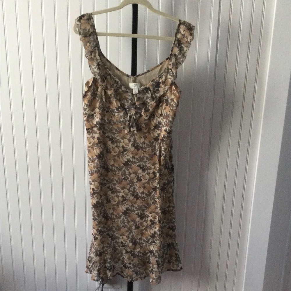 NWOT LOFT summer dress, fully lined, side zip